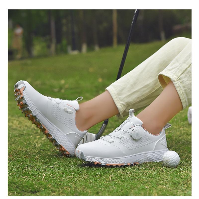 Golf Shoes Outdoor Casual Sports Shoes Training Shoes Lace Nails Sneakers Rotary Buckle Sneakers