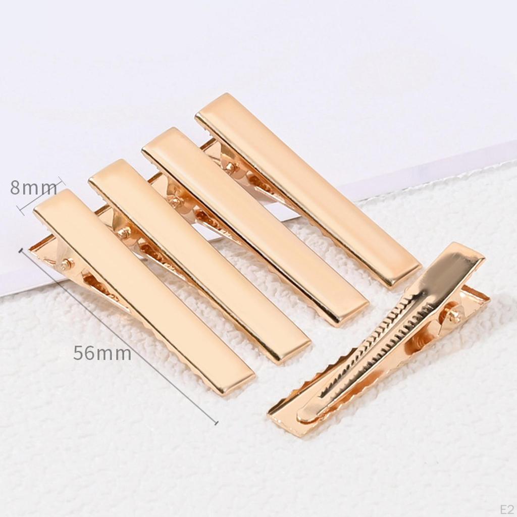 50 pieces Hair Clips, Flat Duck Bill Hairpins Hairclips, for Styling DIY Accessories Salon Bows