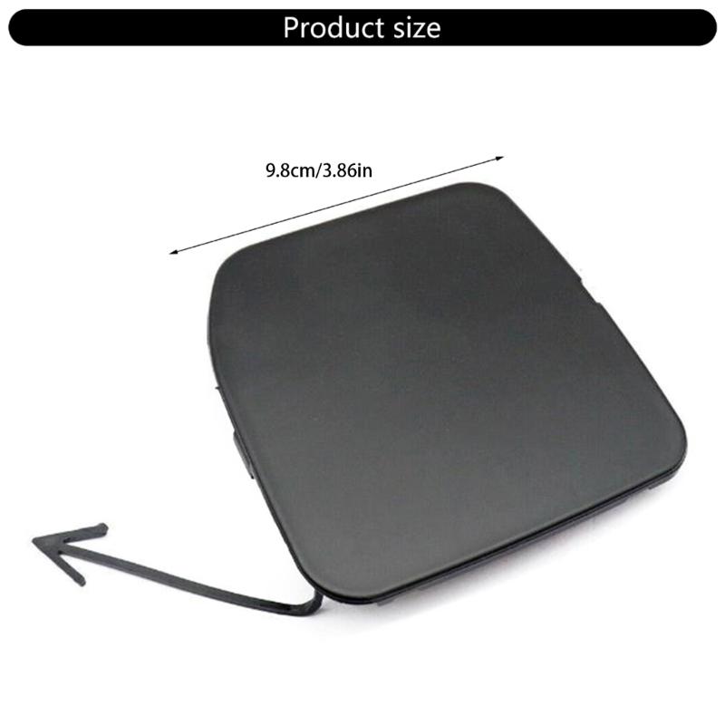 Car Front Left Right Bumper Tow Hook Cover 622A0-6W80H for Versa Sedan 2015-2019 Tow Hook Eye Lid Cover