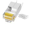 CHOSEAL Cat6a Shielded RJ45 Modular Plugs