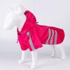 Adjustable Pet Rain Jacket Waterproof Windproof Dog Rain Poncho Pet Hooded Raincoat  Summer