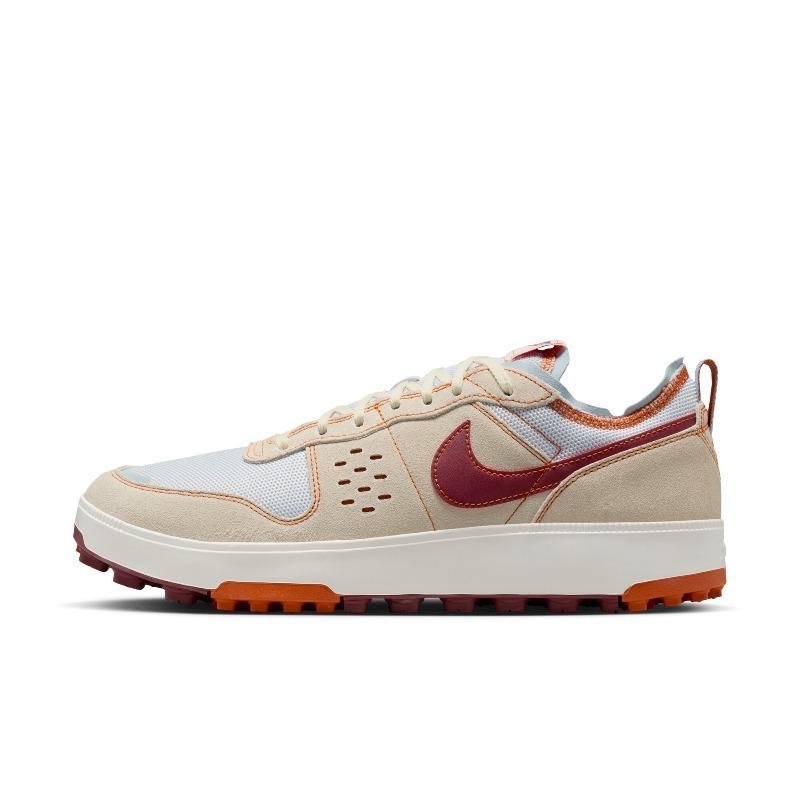 

Nike Men s Breathable Sports Shoes Spring Laminate Leather Mesh Support with Grip and Comfort NIKE C1TY FZ3863 35.5 серый/красный