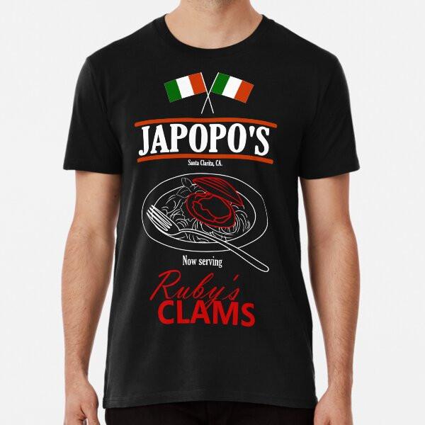 

Santa Clarita Diet - Japopo s Clams (dark bg S to 5XL Made in the AU/USA T-Shirt M