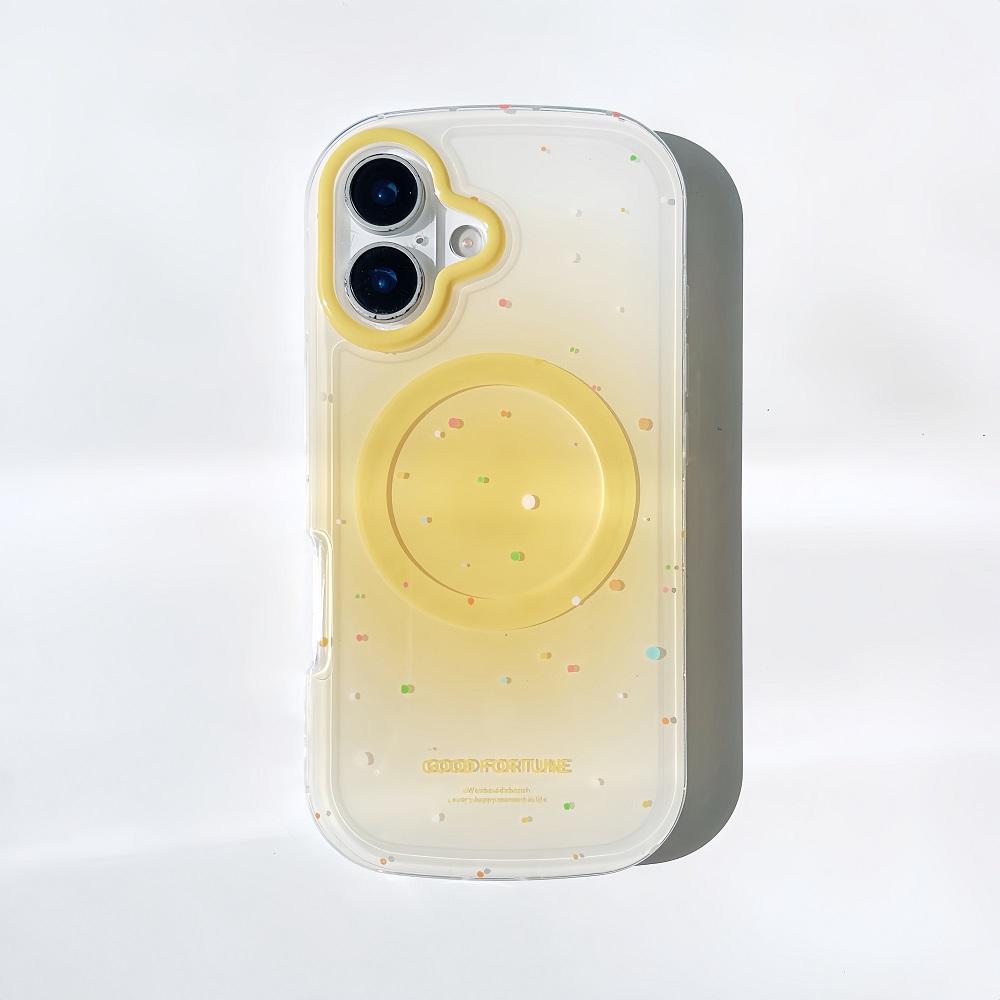 Korean Cute For Magsafe Splashed Ink Phone Case For iPhone 17 16 15 14 13 Pro Max Anti-Fall Shockproof Protective Soft Cover