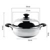 Stainless Steel Steam Pot Professional High Efficiency Thickened Single Layer Stainless Steel