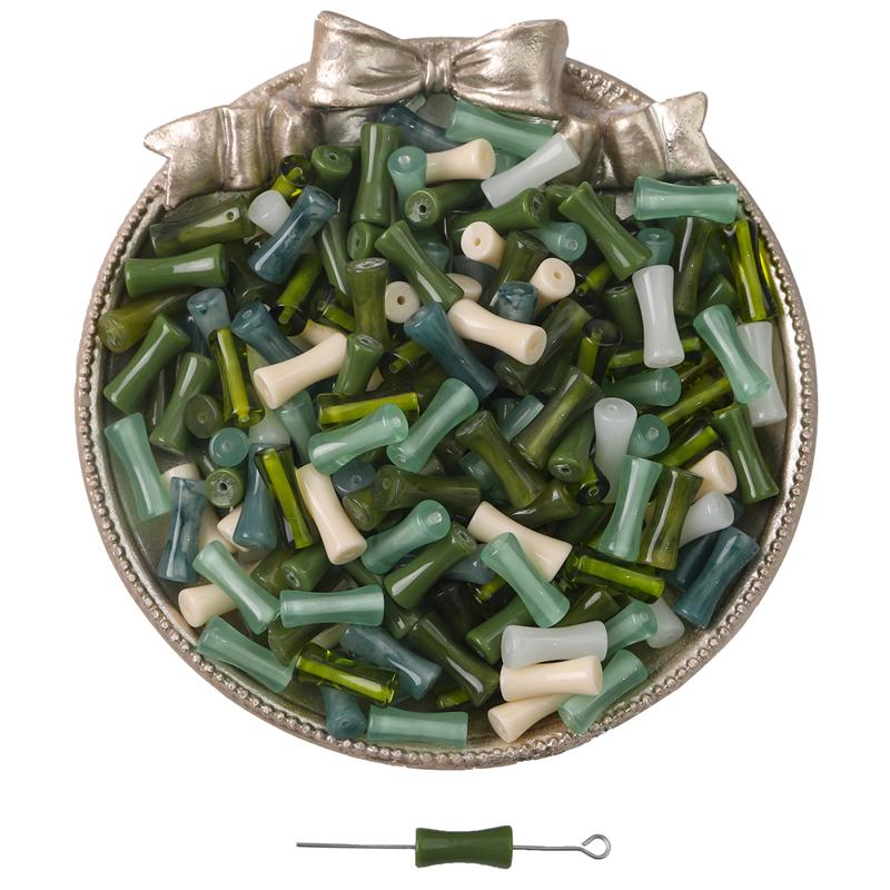 

5/10 шт., универсальные резиновые бамбуковые бусины в китайском стиле в стиле ретро для DIY, ожерелье, браслет, серьги, изготовление ювелирных изделий, аксессуары для рукоделия 10pcs разноцветный