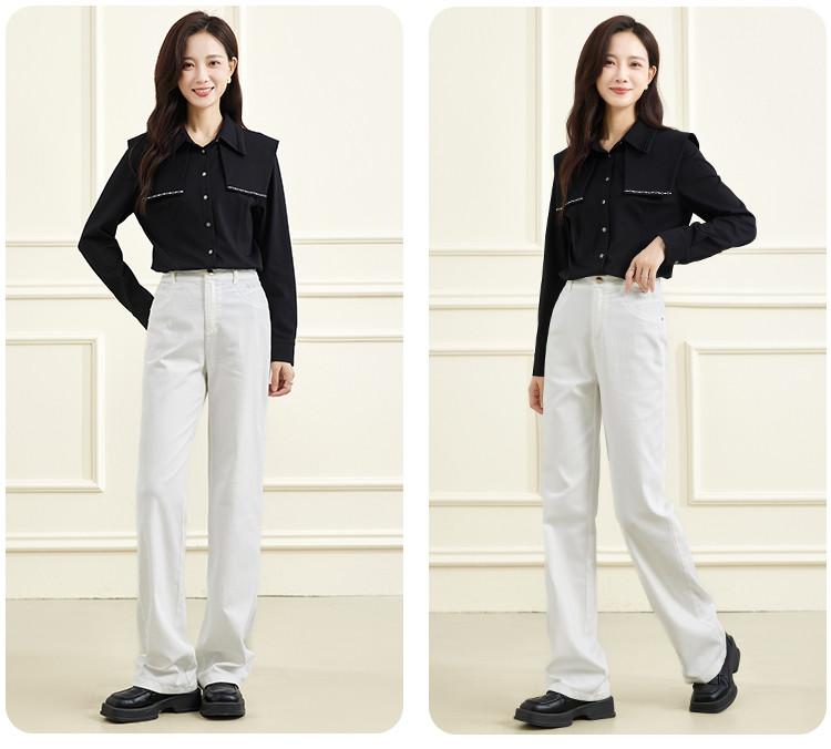 Comfortable and slimming versatile shirt with temperament for commuting women's tops