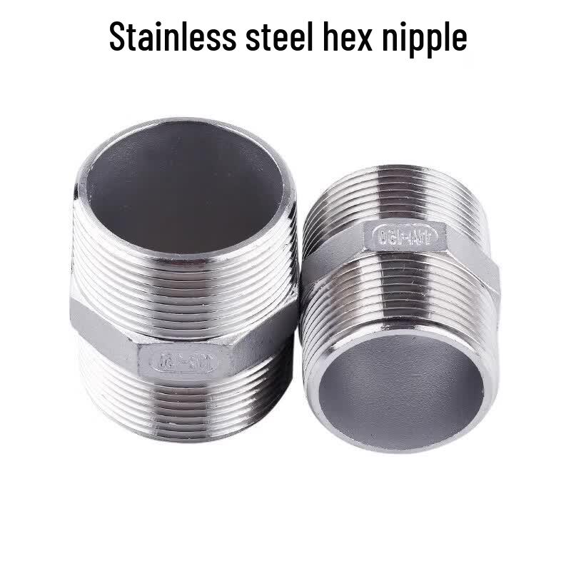 304 Stainless Steel Hex Nipple Pipe Fitting