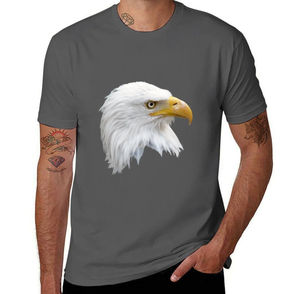 Bald Eagle Head - Eagle Art T-Shirt Casual Basic Short Sleeve T-Shirt