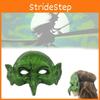 Mască realistă de Vrăjitoare Verde Pentru Halloween Paște Carnaval Petrecere Mască Recuzită