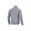 Li-Ning Fitness Series Solid Color Stand Collar Knitted Cardigan Hoodie Men Tops Shadow-Gray AWDU125-3