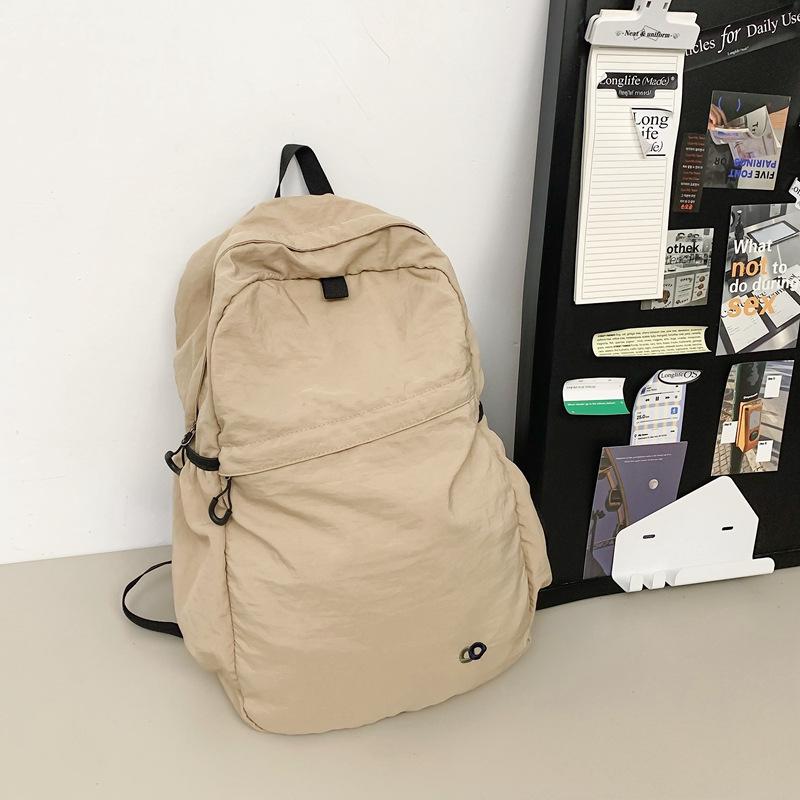 Large capacity bag new casual versatile backpack female college student schoolbag travel backpack advanced fashion