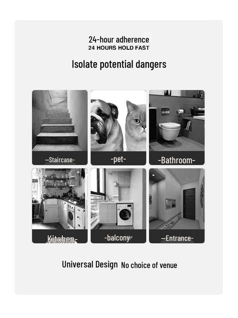 Indoor Pet Gate & Stairway Guard - No Drill Dog Fence & Playpen