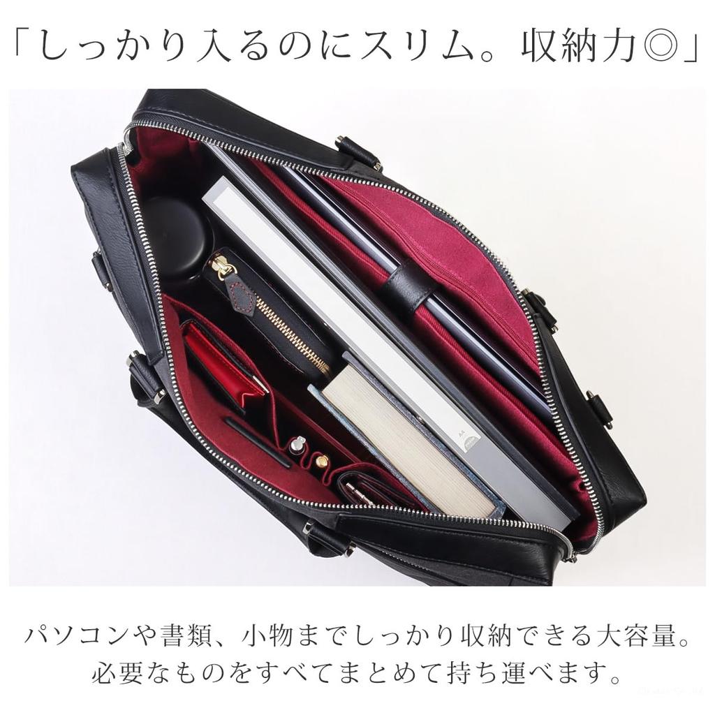 Business-Melange A4 mit Schultergurt [Zario] Herren-Tasche, Nylon, kompatibel, freistehend, 2-Wege, [ZA-2868] (Marine)