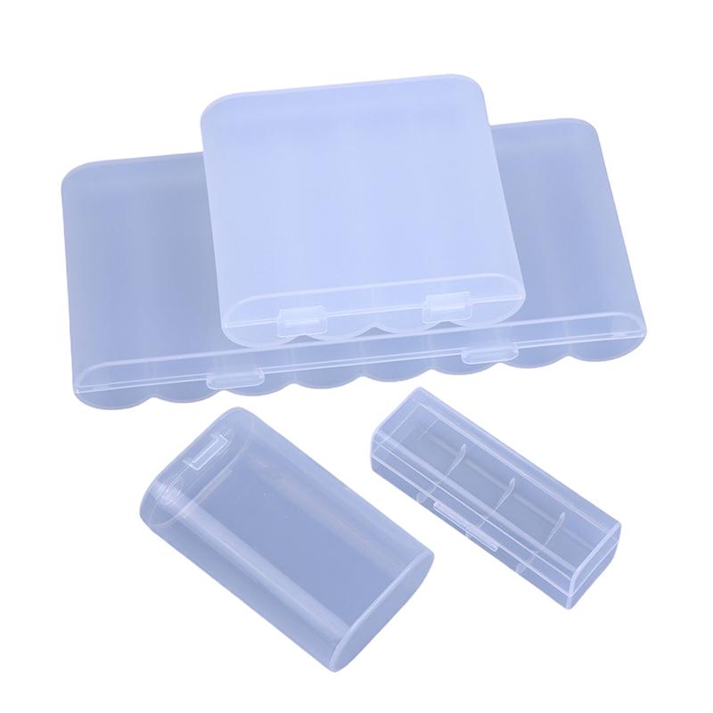 1/3Pcs 1 Section/2 Section/4 Section/8 Section 21700 Battery Anti Fall Protection Box 21700 Battery Pp Plastic Storage Box