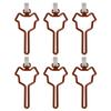 6PCS Pet Waste Holder Clip Effortlessly Design for Outdoor Dog Walking Activity Poop Bag Clip for Convenient Carry