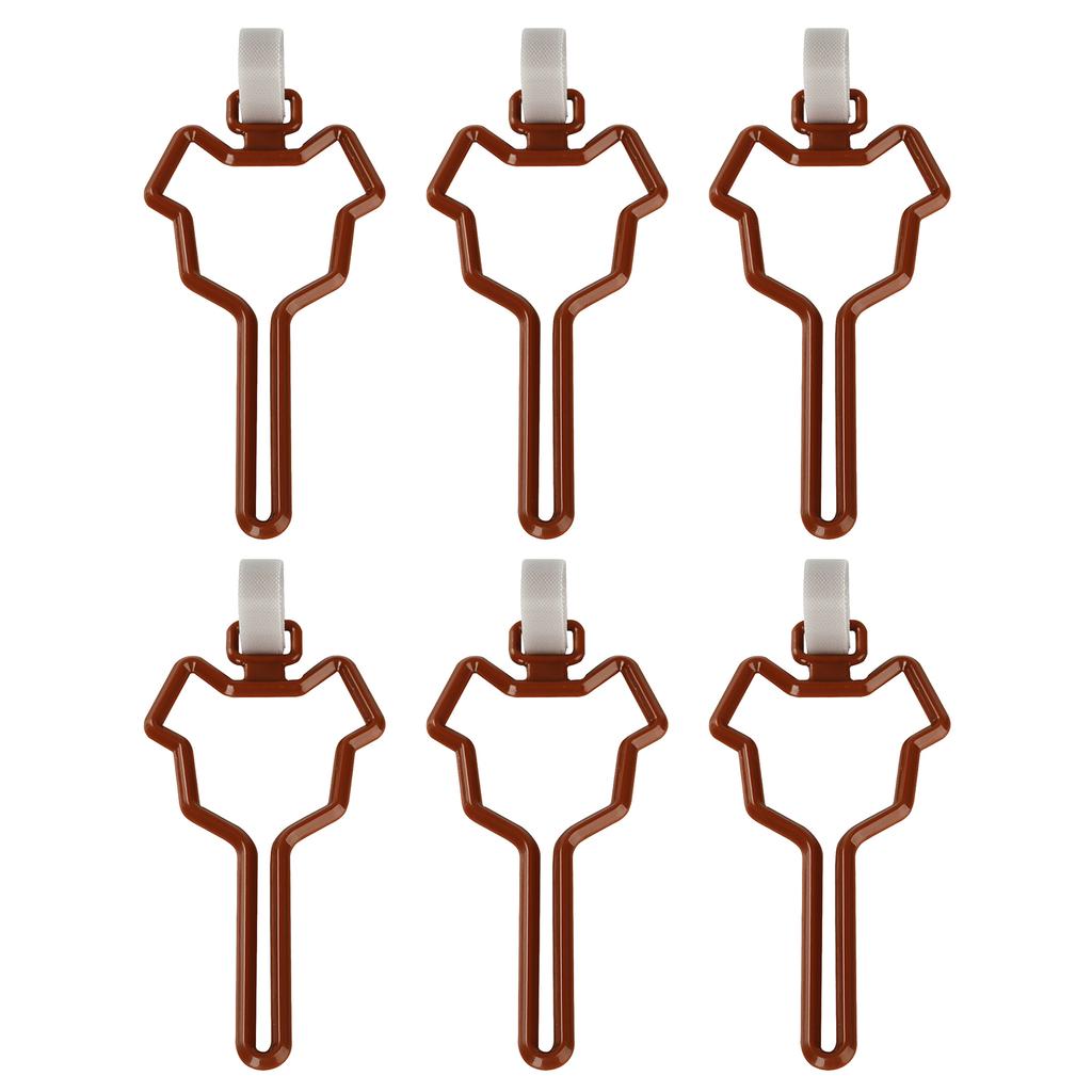 6PCS Pet Waste Holder Clip Effortlessly Design for Outdoor Dog Walking Activity Poop Bag Clip for Convenient Carry
