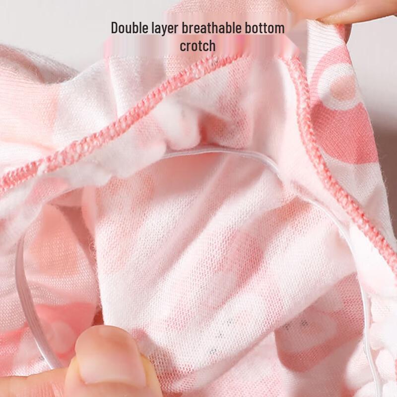 Aiboshi Girls' Pure Cotton Briefs 4-Pack