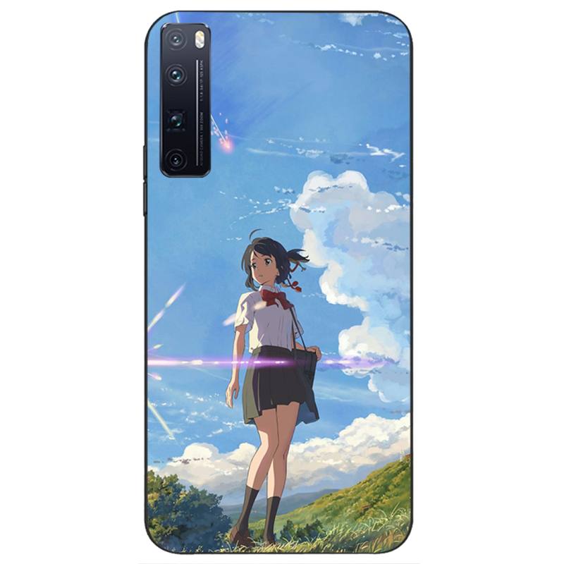 

Аниме Твоё имя Чехол для телефона Funda Для Redmi Note 11 10 9 8 6 Pro 10T 9S 8T 7 5A 5 4 Coque Ударопрочная накладка Чехол Redmi note 11 5G