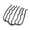 1 Pieza/3 Piezas Peine Elegante de Siete Dientes Cualquier Ocasión Minimalista Herramienta para Trenzar el Cabello para Peinados Trenzados sin Esfuerzo