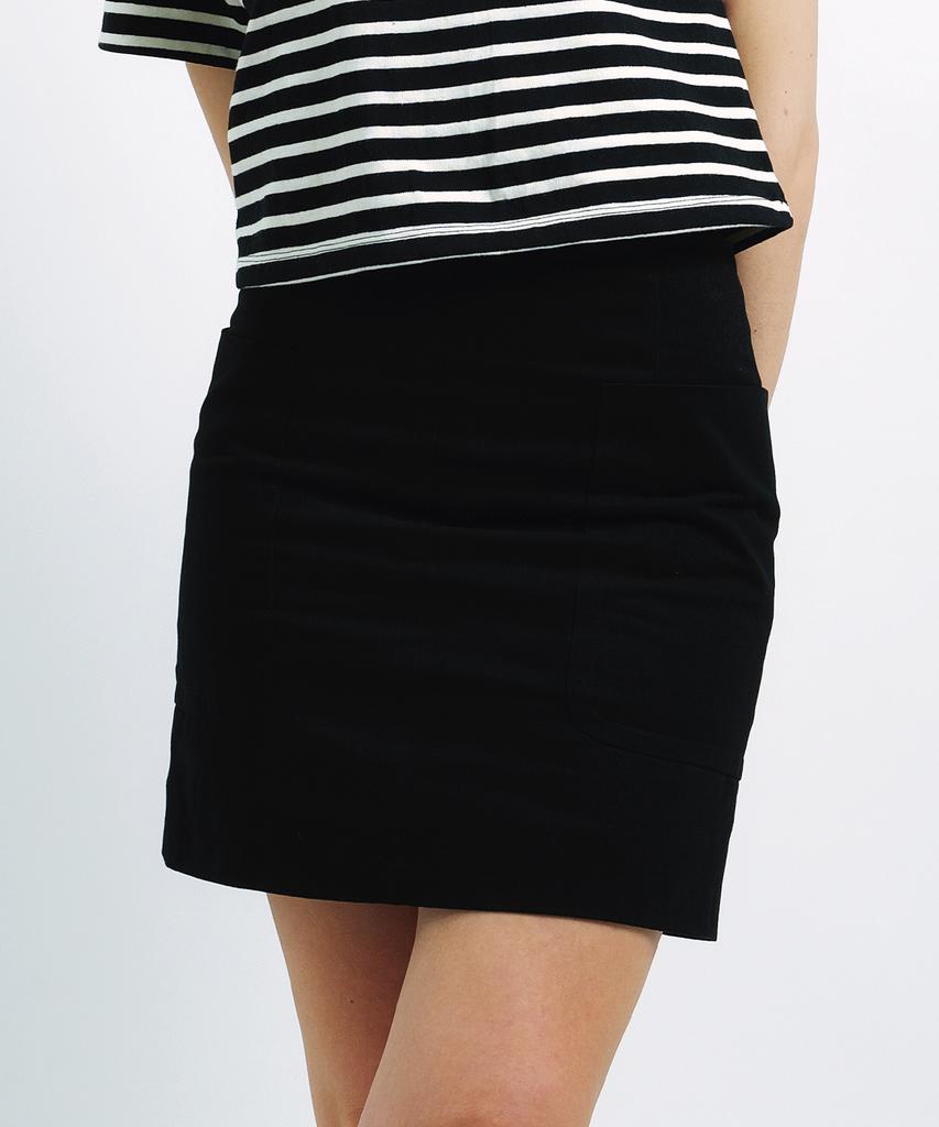Solteuaenchokollis Sac Out-Pocket Skirt Black 4W231Z001