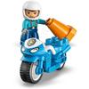 LEGO Duplo Blue Police Bike Toy for Kids 1.5 to 4 Years Educational Building Blocks Vehicle