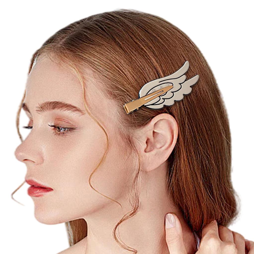 Wing Shape Hair Barrette For Women Girls Fashion Hairpin Side Clip For Student Kids School Party and Everyday Wear