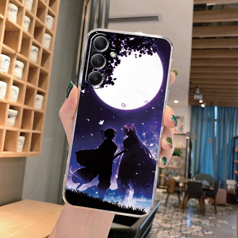 Cool Anime Soft Clear Silicone Case For Xiaomi Redmi Note 13 14T 15 Samsung A55 A35 S24 FE S25 iPhone Huawei Honor Camera Protective Shockproof Cover