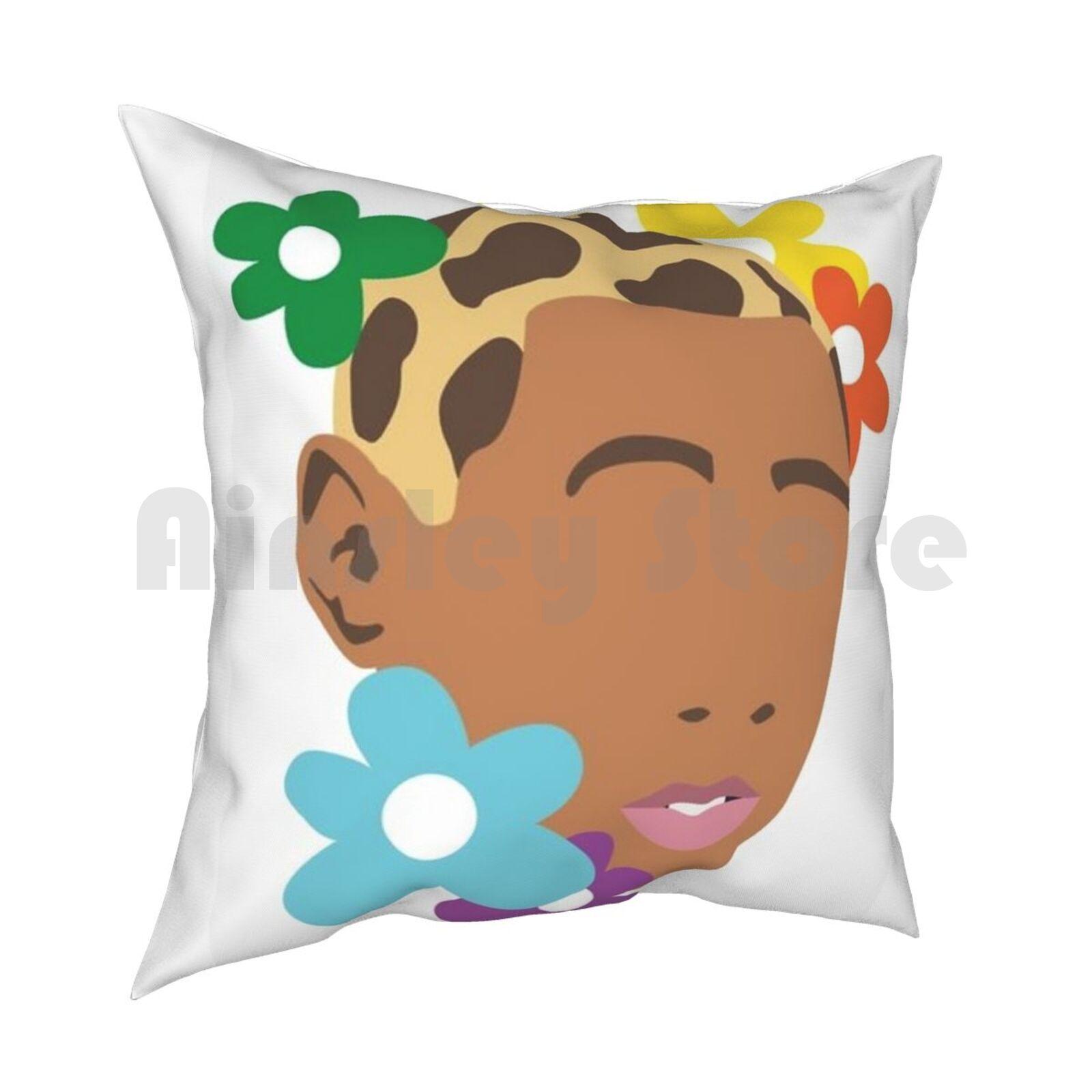 90s Indie Aesthetic Pillow Case Printed Home Soft DIY Pillow Cover 70s 80s 90s 2000s Y2k Aesthetic Vintage Flower Music 30cmx30cm