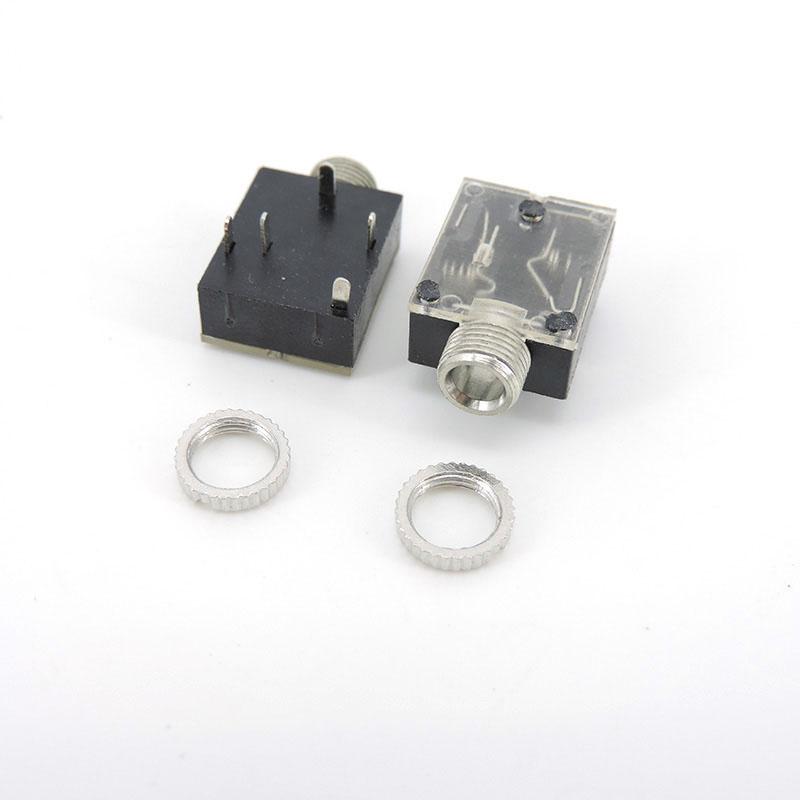 PJ-324 3.5mm Female Headphone Jack 5 Pin PCB Mount Stereo 3pole Audio Plug Power Socket Connector Headphone Jack for PC