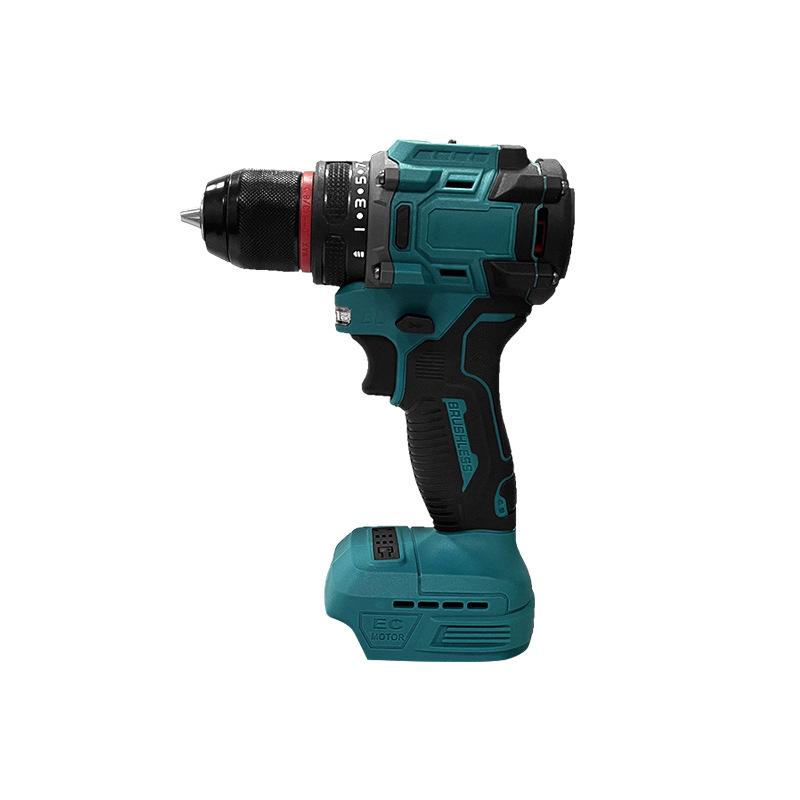 Makita-Style Brushless Dual-Speed Lithium Battery Hand Drill for Professional and Household Use