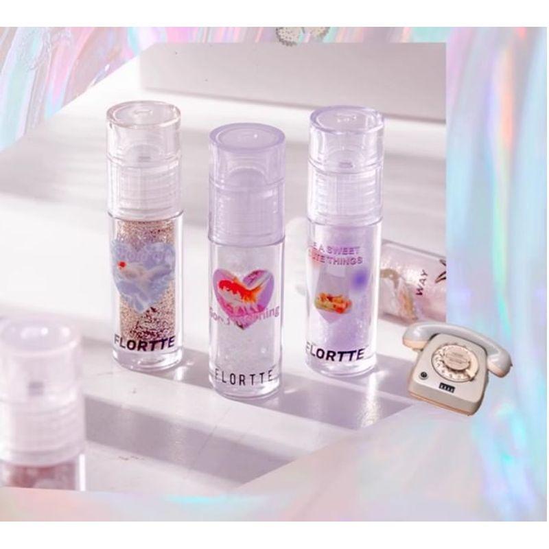 FLORTTE - SHINY LIQUID EYESHADOW - 4 Colors (5-8)