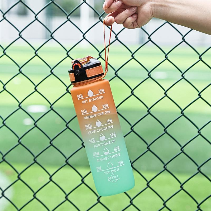 1 Liter Large Capacity Sports Water Bottle Leakproof Bottles Drinking Outdoor Travel Gym Fitness Jugs For Kitchen Cups