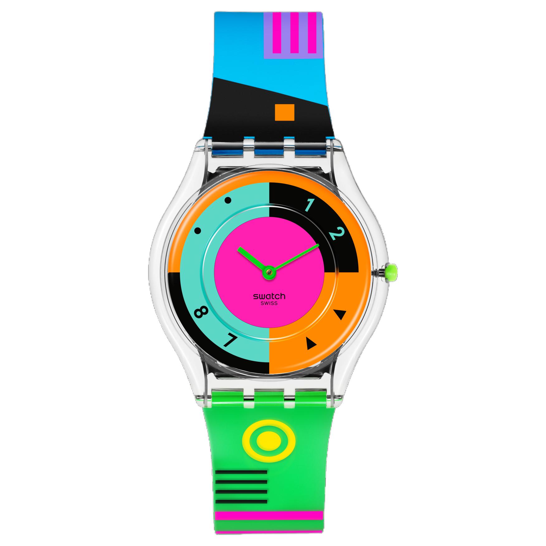 SWATCH Unisex Watch SS08K119 SS08K119 Multicolor Watch Dial
