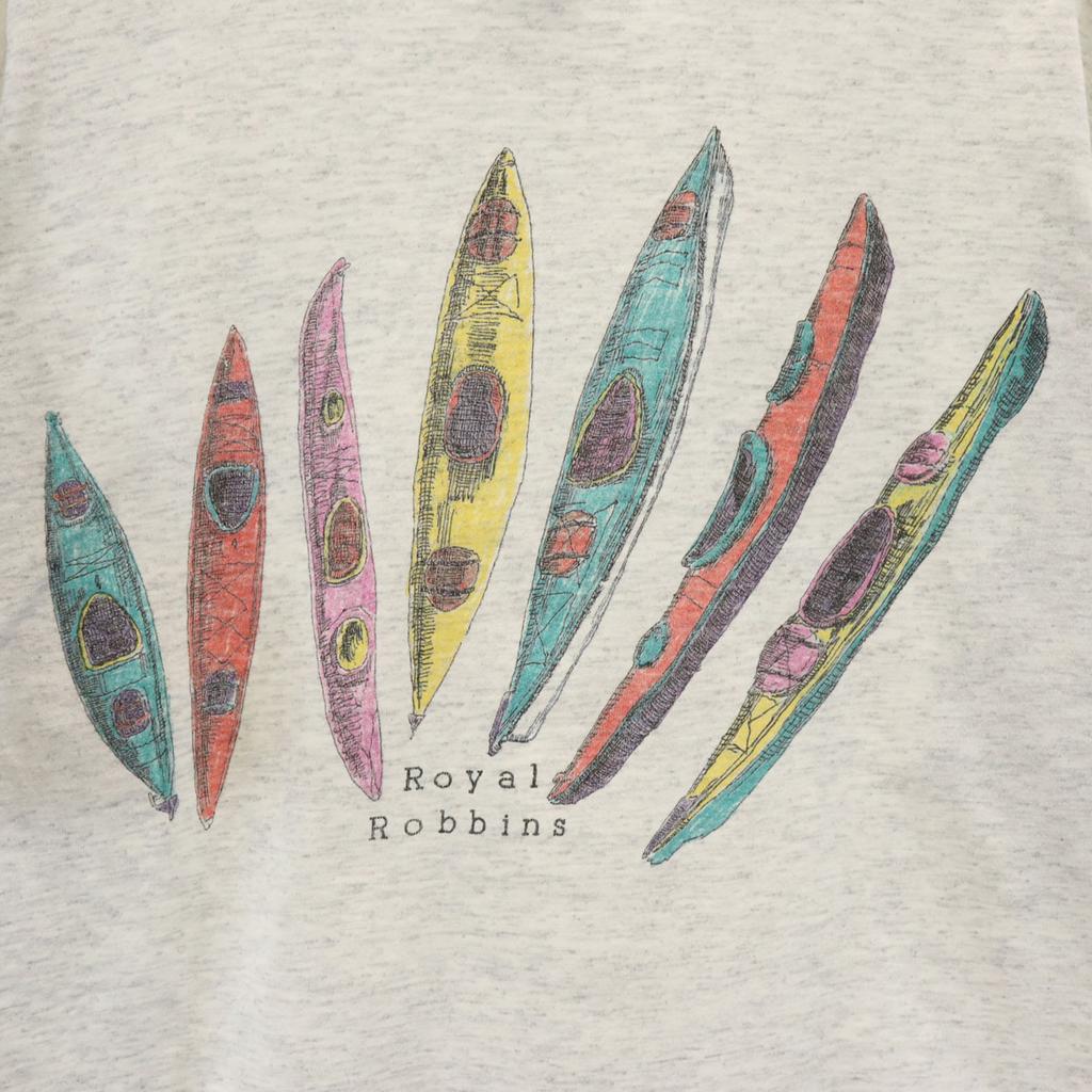 Royal Robbins 90s Made In USA Old Short Sleeve T-shirt L Gray Men's Used