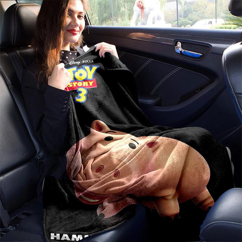 1 Stück, Toy Story Hamm Kuscheldecke Weich & Gemütlich Heimdeko für Sofa, Bett, Auto, Reisen, Camping, Büro Nickerchen Perfektes Geschenk für Freunde
