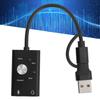 7.1/5.1 Surround Channel TypeC to Audio Sound Card USB Audio Adapter  Desktop Computer
