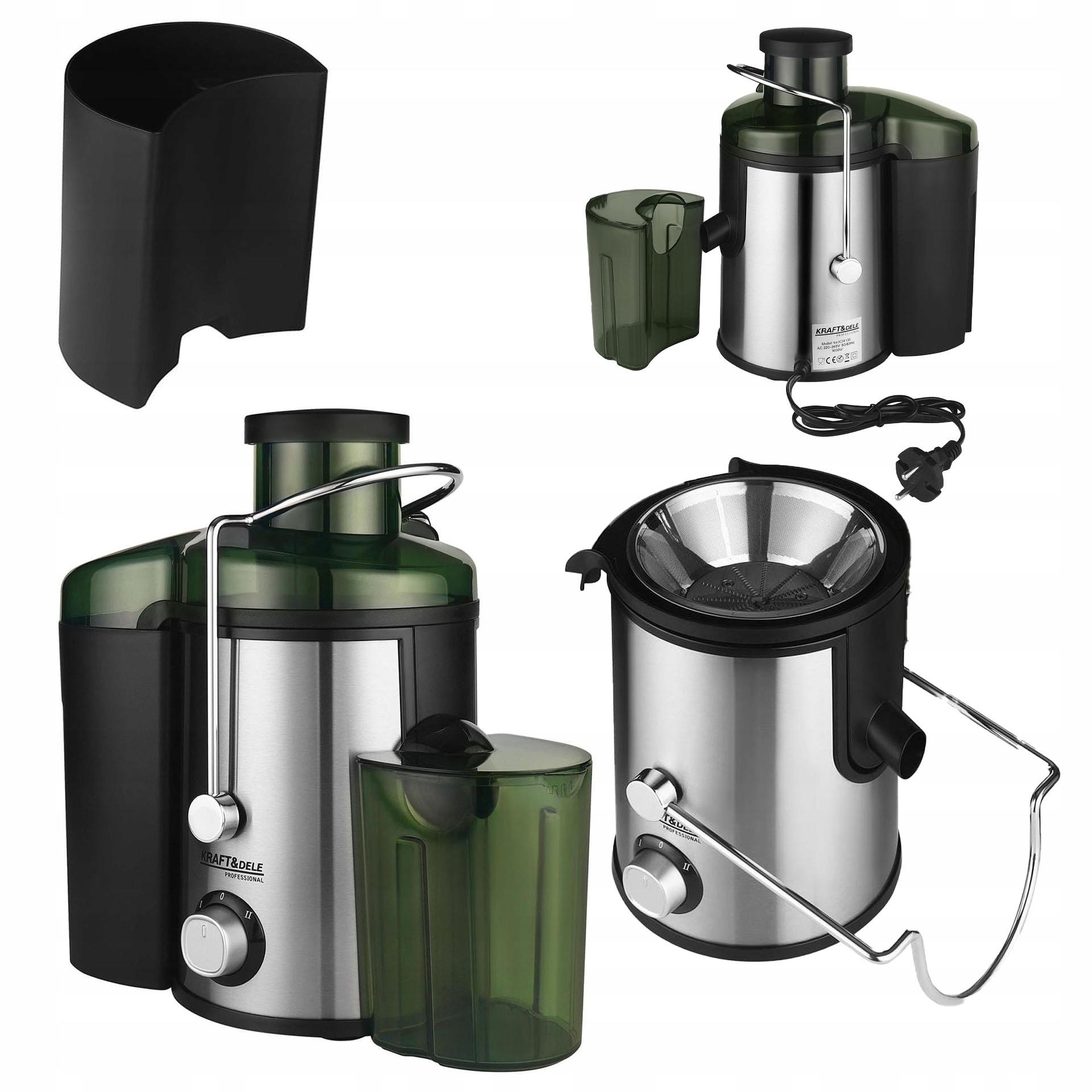Juicer 1600W 2 Speeds Kraft&Dele