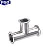 FGO 316L Stainless Steel Hygienic Quick Clamp Tee