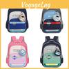 Preschool Girl Boys Lightweight Cartoon Print School Bag With Air Cushion Straps For Young Children