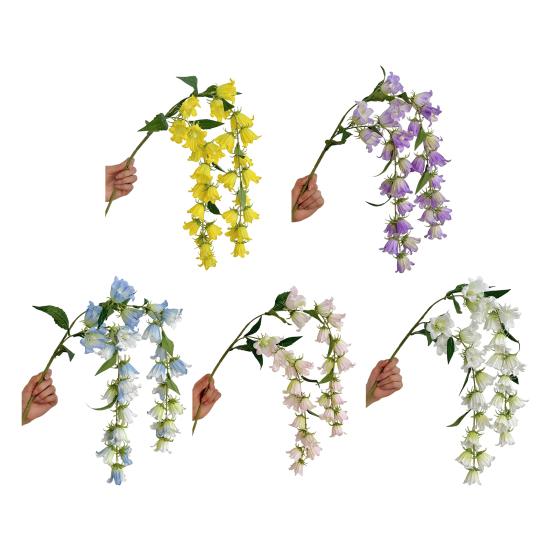 38" Artificial Lily of The Valley Flower Long Stem Faux Silk Flower Bouquet for Tall Vase Fake Plants for Home Wedding Party Birthday Home Decoration