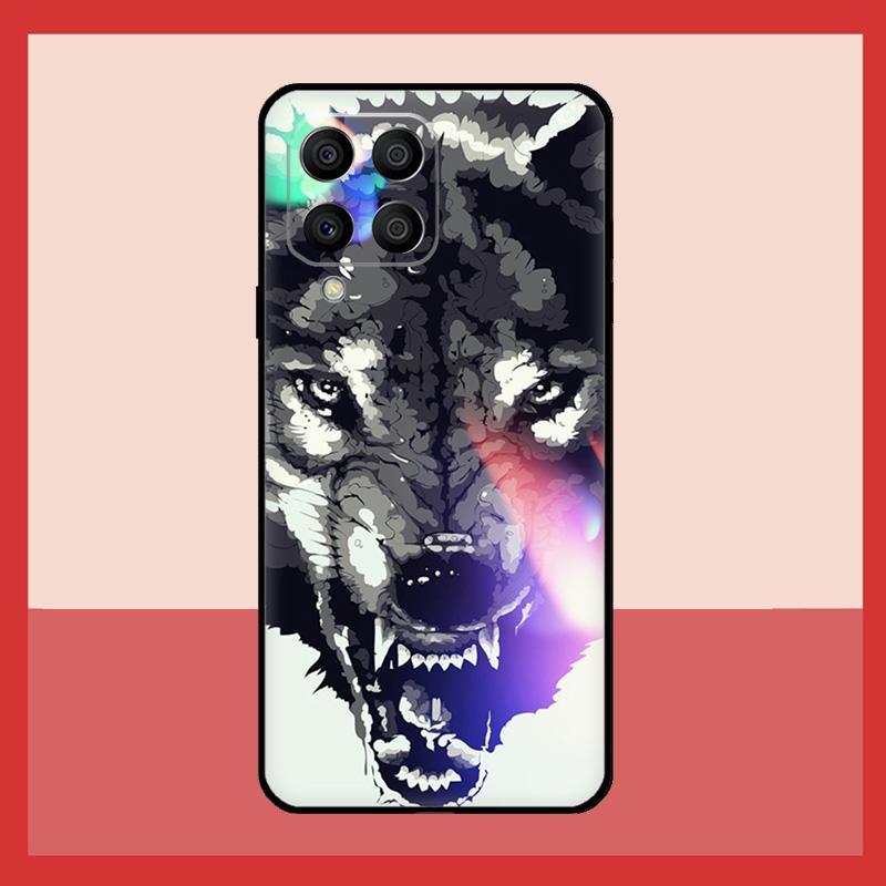 wolf art black Case For Samsung Galaxy M11 M31 M14 M34 M54 M12 M32 M52 M15 M13 M06 M16 M36 M56 M53 M35 M55