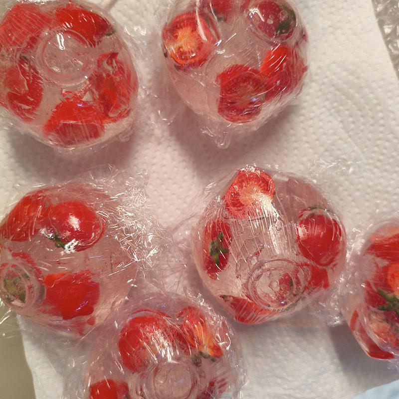 Squishy Stress Relief Toy Vaseline-Like Texture Fruit Filled Office Desk Squeeze Fidget Toy Gift