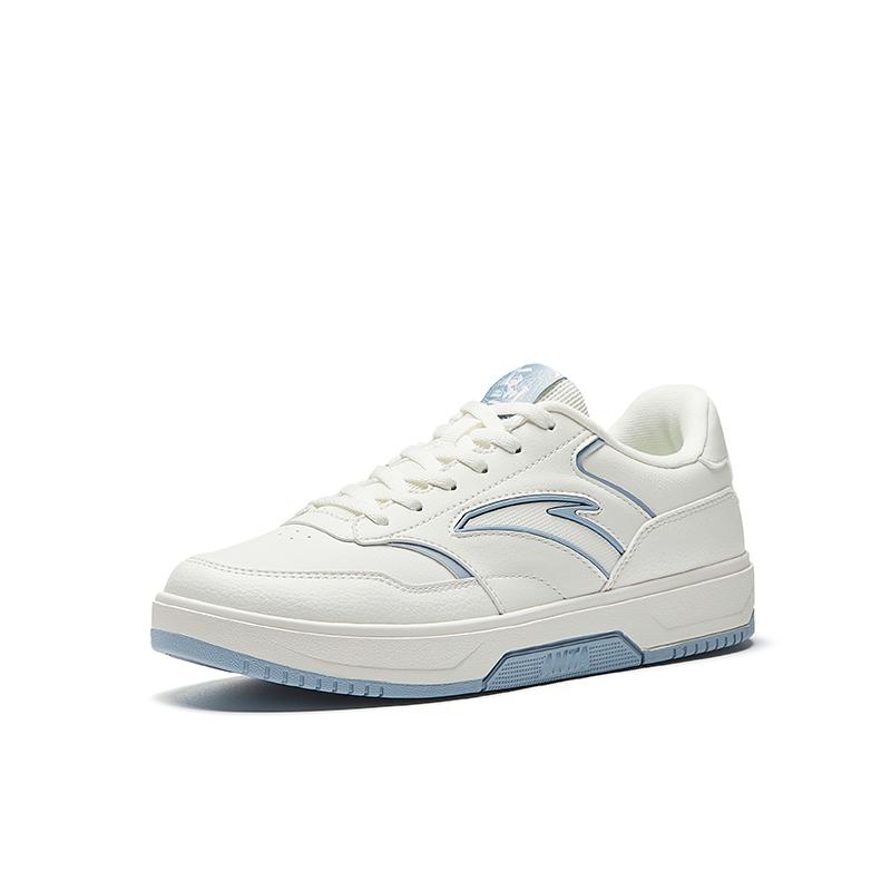Anta Hundred Rivers Low Top Skateboard Shoes Women's White Blue 122548013-2
