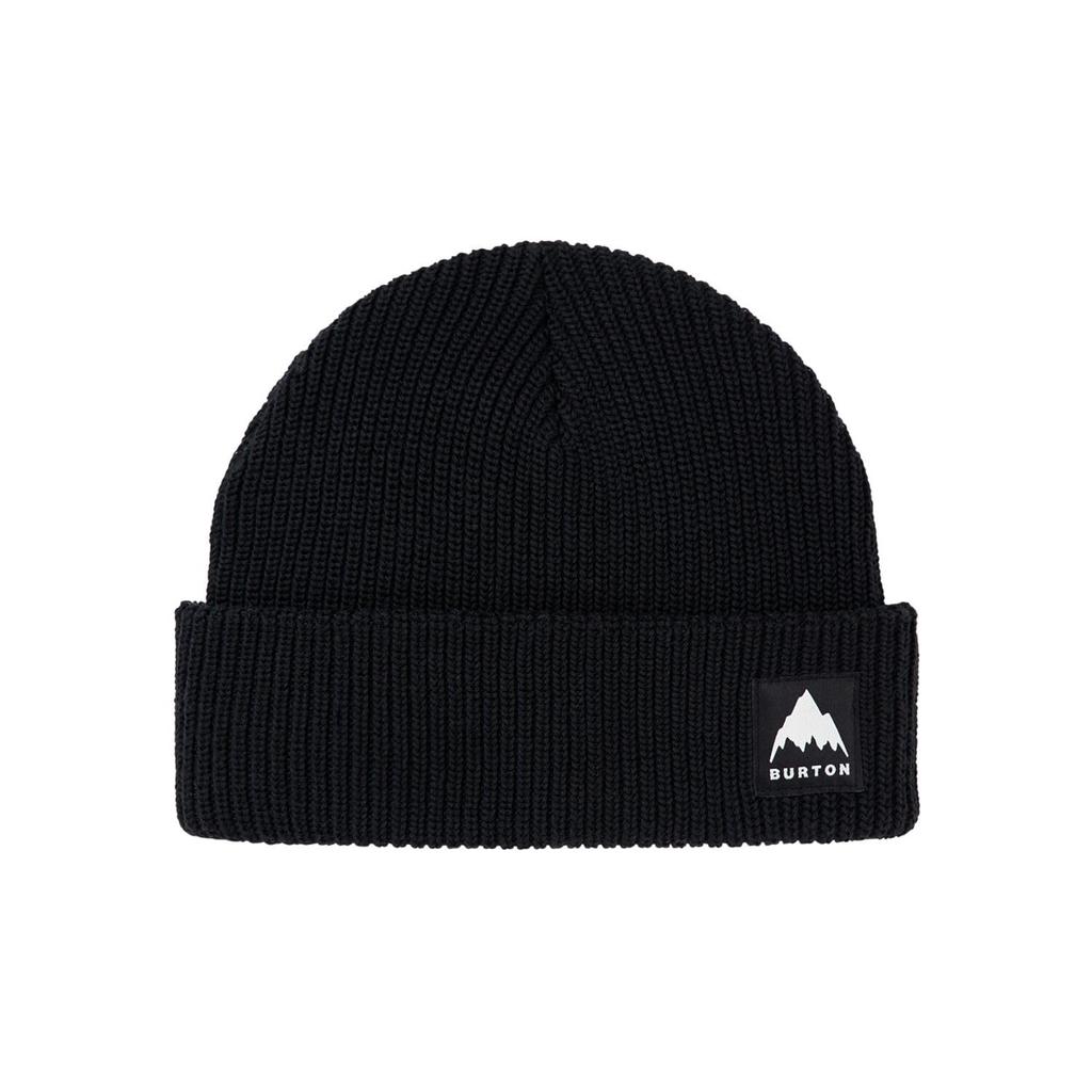 Burton Unisex Recycled VT 1SZ Fits True Black Beanie, 2024-2025 Model,