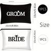 Bride and Groom, Wedding Makeup Bag, Portable, PU Storage Bag, Bridesmaid Souvenirs, Wedding Decorations, Party Decorations