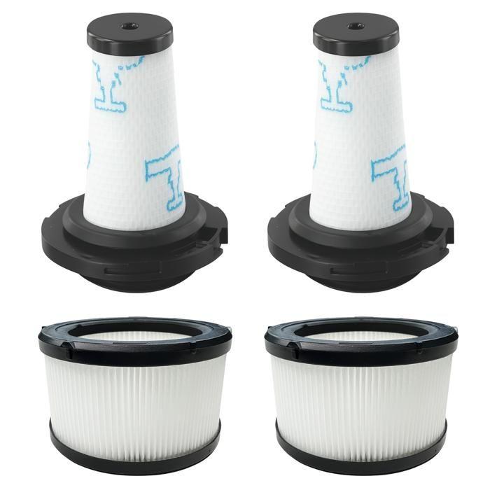 Filter - PHONILLICO - ZR009010/ZR009012 - Set of 4 - Compatible Rowenta X-Force Flex - Vacuum Cleaner