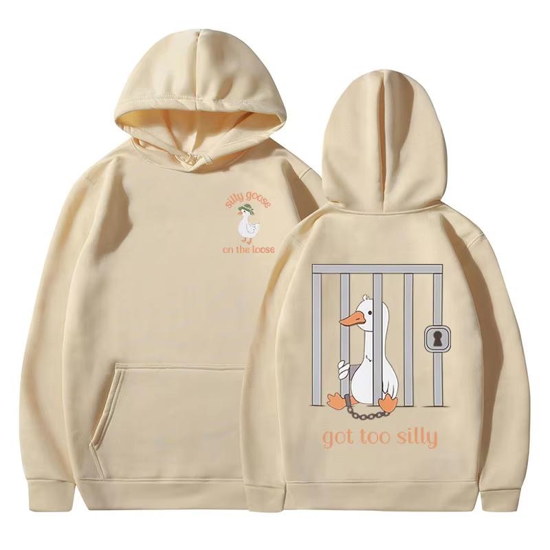 Unisex Printed Fashion Trend Hoodie, Casual Loose Fleece Design, Perfect for Daily Wear and Stylish Outfits. WY0417