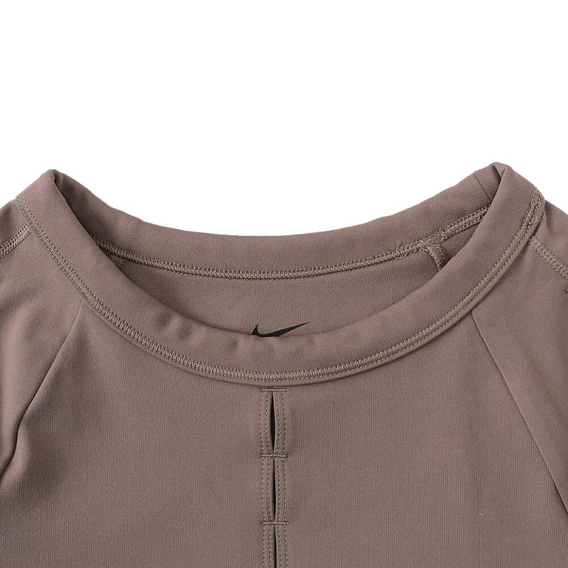 New Nike T Shirt Women's Light Umber HQ0249-214