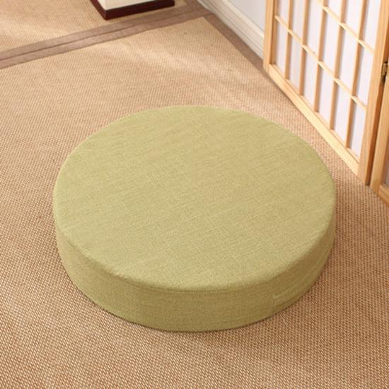 Japanese Linen Bay Window Cushion - Thickened, Removable, Washable Tatami Meditation Mat